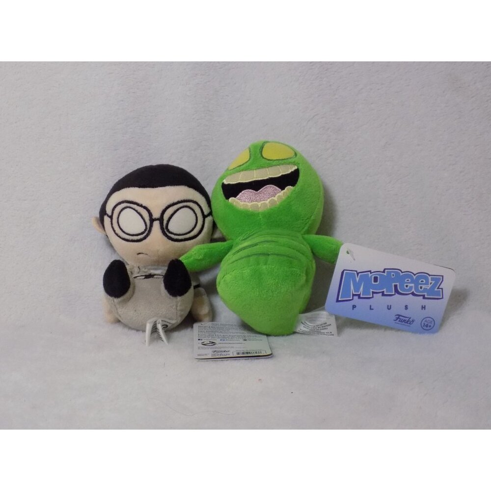 Ghostbusters EGON SPENGLER & Slimer Mopeez Collectible Plush Figures New Funko